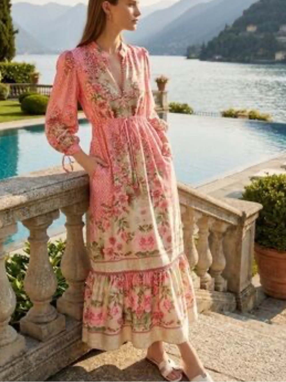 Trish Scully Floral Maxi Dress